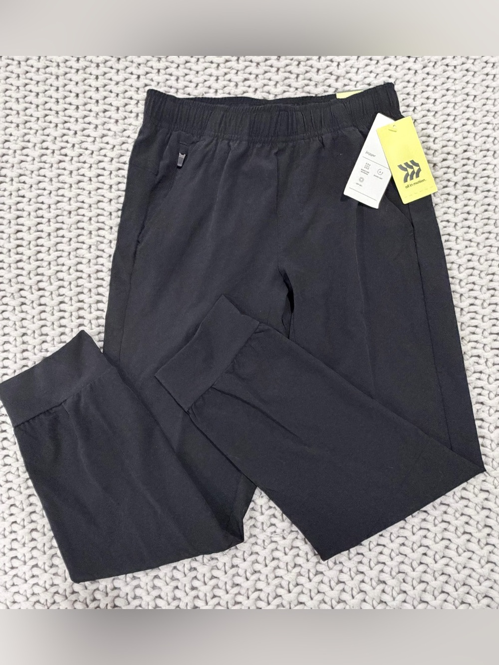 Boy’s All in Motion - Active Light Joggers - Black